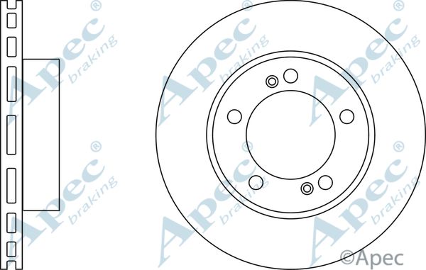 APEC BRAKING Bremžu diski DSK2709